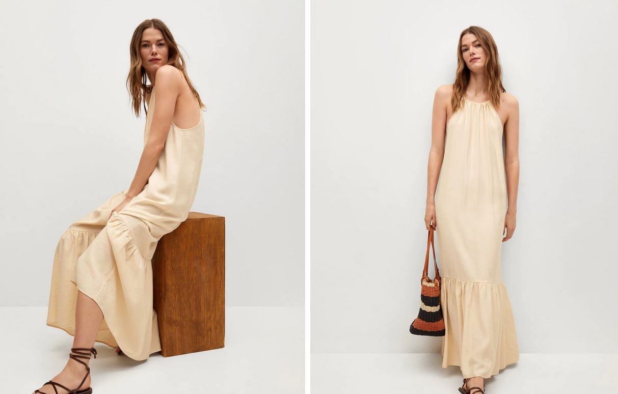 Los vestidos largos de Mango que todavía están de rebajas y se agotan