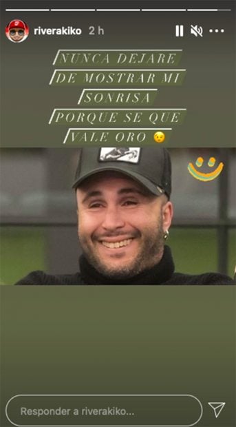 El mensaje de Kiko Rivera que ha compartido en la Red./Instagram @rivierakiko