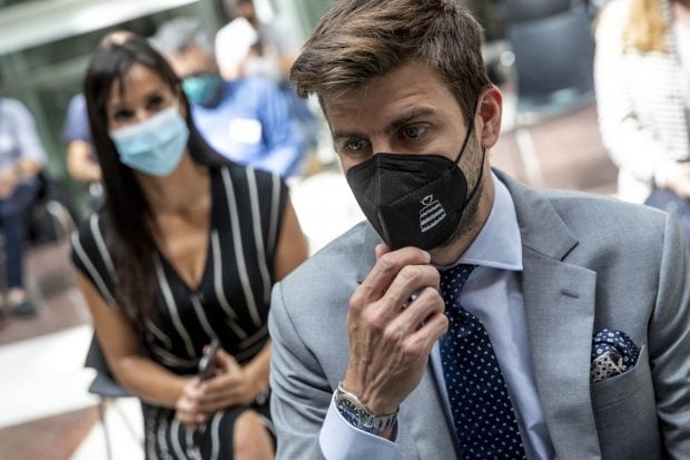 Gerard Piqu&eacute; en una presentaci&oacute;n/ Gtres