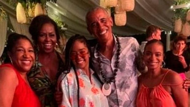 Obama, durante la fiesta de cumplea&ntilde;os / Twitter