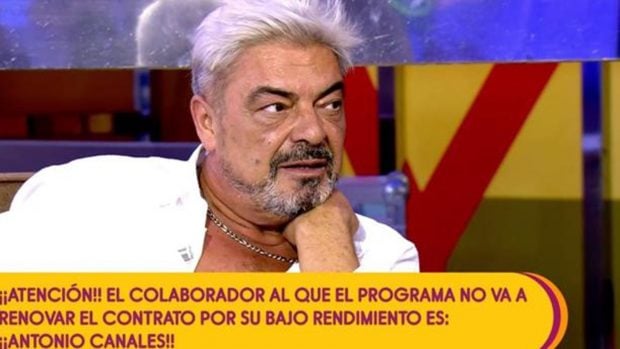 Antonio Canales fue despedido hace unos d&iacute;as de 'S&aacute;lvame'./Telecinco