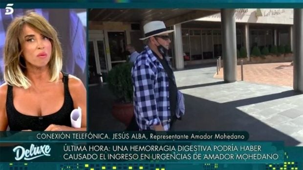 Jes&uacute;s Alba ha llamado a 'Viernes Deluxe' para contar c&oacute;mo se encuentra Amador Mohedano./Telecinco