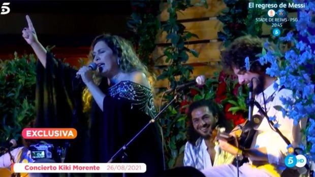 Kiki Morente en su &uacute;ltimo concierto junto a Estrella Morente./'Viva la vida'