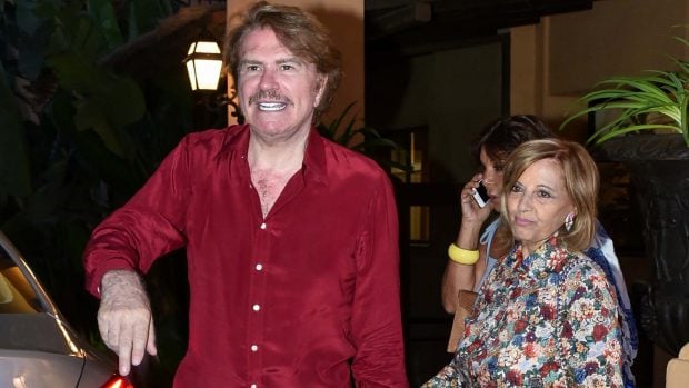 Mar&iacute;a Teresa Campos y Bigote Arrocet en una imagen de archivo./Gtres
