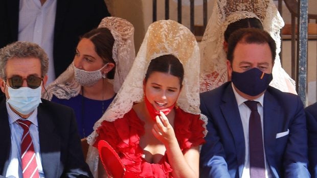 Cayetana Rivera Martinez de Irujo durante corrida de rejones perteneciente a la Feria de Pedro Romero 2021 en Ronda./Gtres
