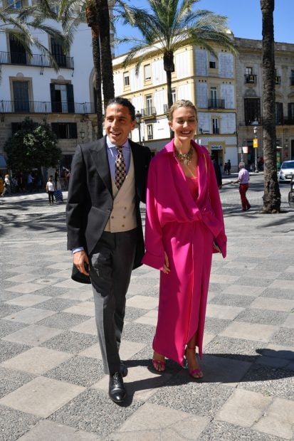 Marta Ortega y Carlos Torretta en la boda de Carlos Cortina y Carla Vega-Penichet./Gtres