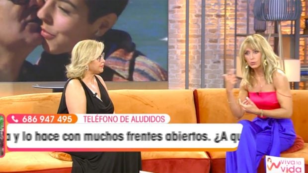 Raquel Mosquera y Emma Garc&iacute;a en 'Viva la Vida'./Telecinco