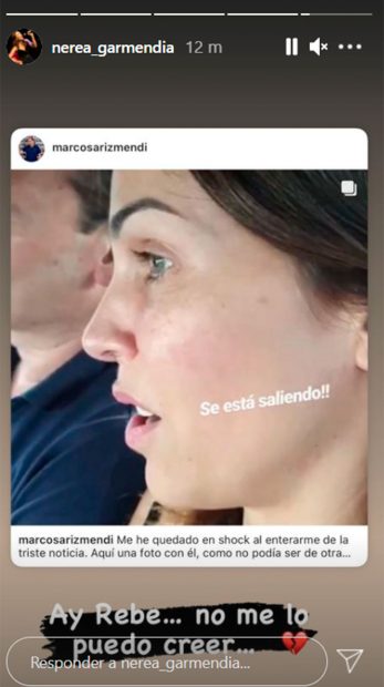 Despedida de Nerea Garmendia / Instagram