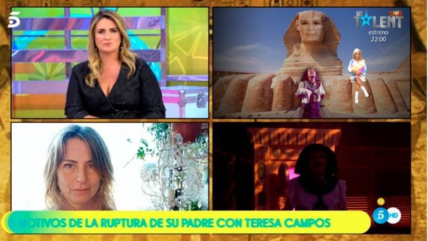 Discusi&oacute;n entre Carmen Borrego y Gabriela Arrocet / Telecinco