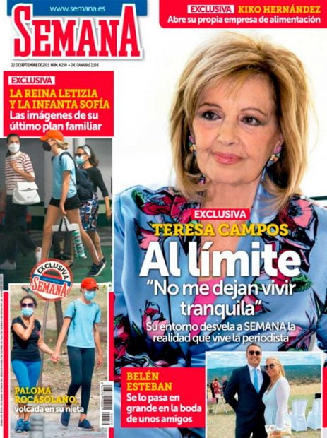 Mar&iacute;a Teresa Campos es la protagonista de la revista 'Semana' 
