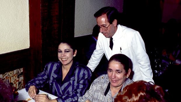 Isabel Pantoja y do&ntilde;a Ana en una imagen de archivo./Gtres