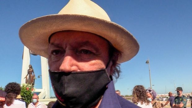 Amador Mohedano en el homenaje a Roc&iacute;o Jurado en Chipiona./Gtres