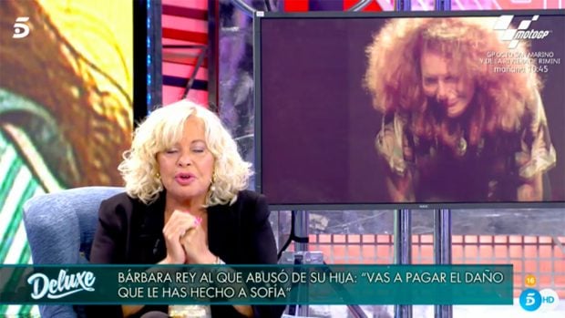 B&aacute;rbara Rey rota por lo ocurrido con su hija./Telecinco