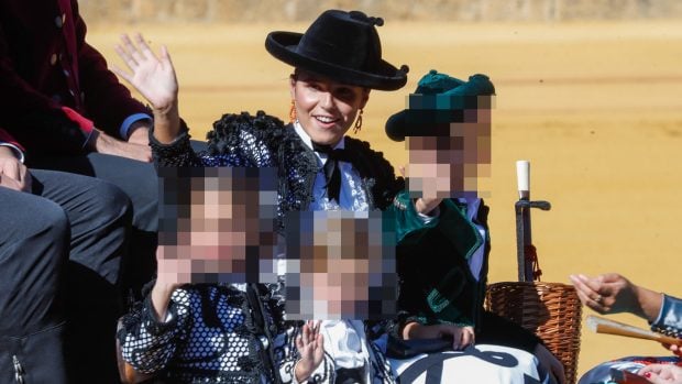 Cayetana Rivera durante la Goyesca hace unas semanas./Gtres