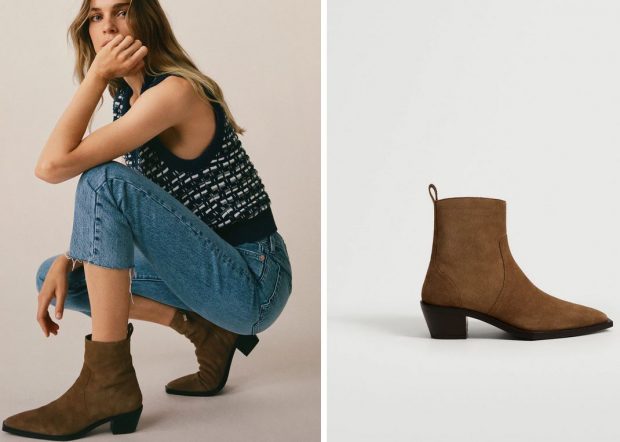 &iexcl;Alerta tendencia! Con estos 3 botines de Mango desear&aacute;s que venga el fr&iacute;o