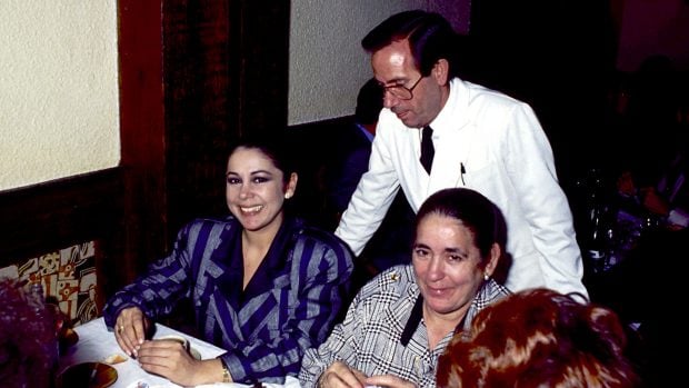 Isabel Pantoja y su madre, do&ntilde;a Ana en una imagen de archivo./Gtres