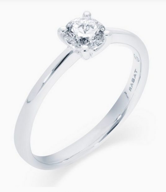 Anillo de compromiso de joyer&iacute;as Rabat./Rabat