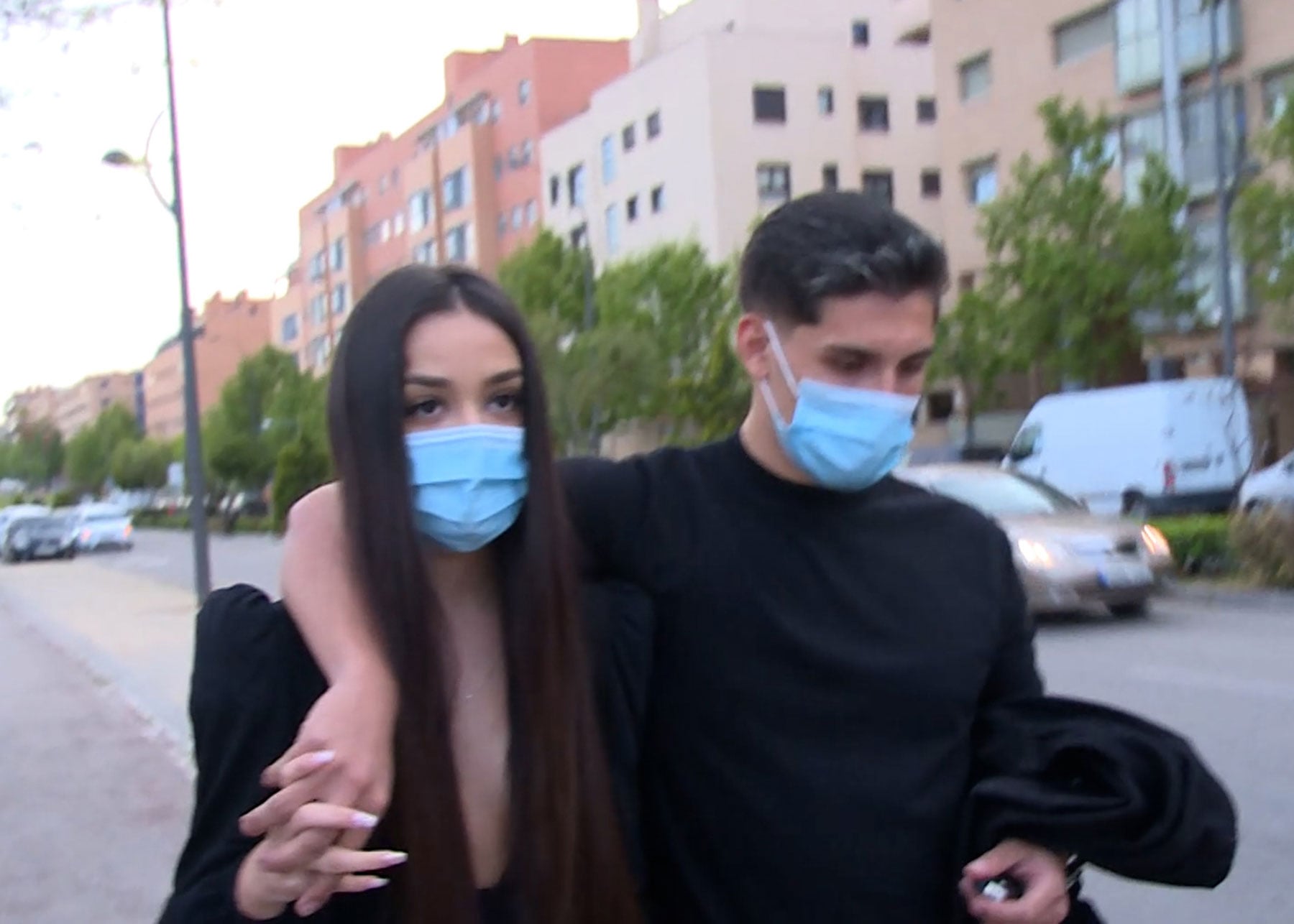 Julia Janeiro con Brayan en una imagen de archivo/ GTRES