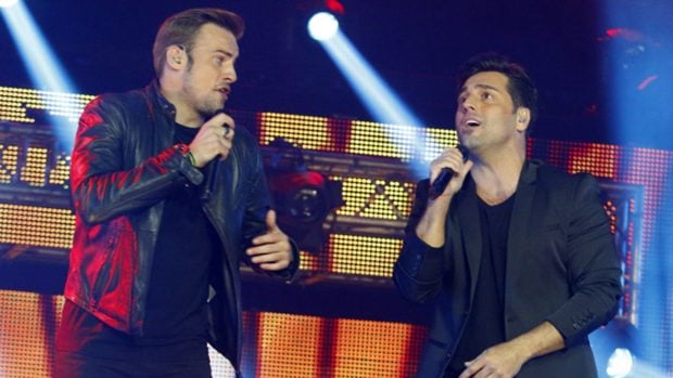 David Bustamante y &Aacute;lex Casademunt en una imagen de archivo./Gtres