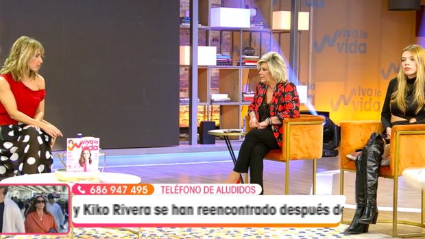 Terelu Campos, muy afectada por las &uacute;ltimas informaciones sobre Mar&iacute;a Teresa Campos./Telecinco