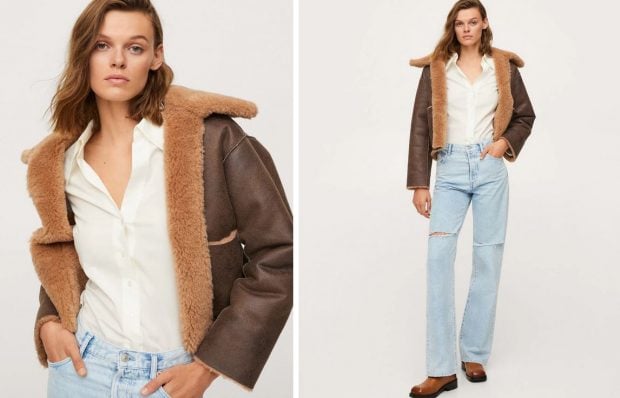 Mango tiene el abrigo reversible perfecto para la entrada del invierno