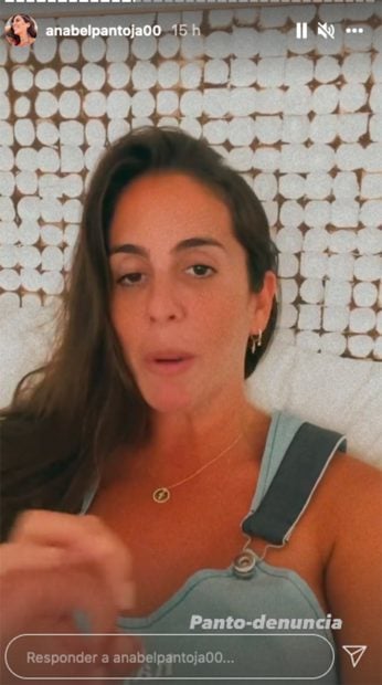 Anabel Pantoja ha contado c&oacute;mo se siente a trav&eacute;s de las redes sociales./Instagram @anabelpantoja00