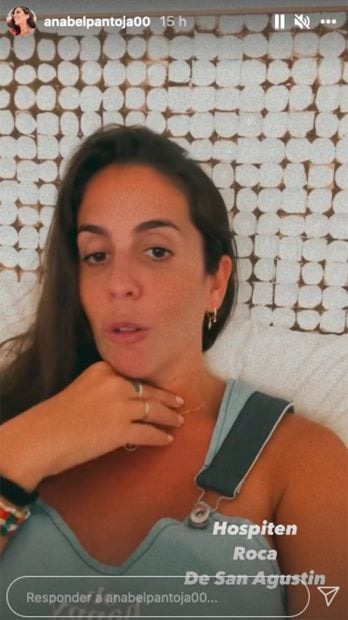 La sobrina de Isabel Pantoja se encuentra indispuesta desde hace varios d&iacute;as./Instagram @anabelpantoja00