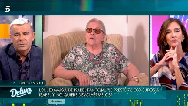 Loli, la quiosquera se ha mostrado dolida con Isabel Pantoja./Telecinco