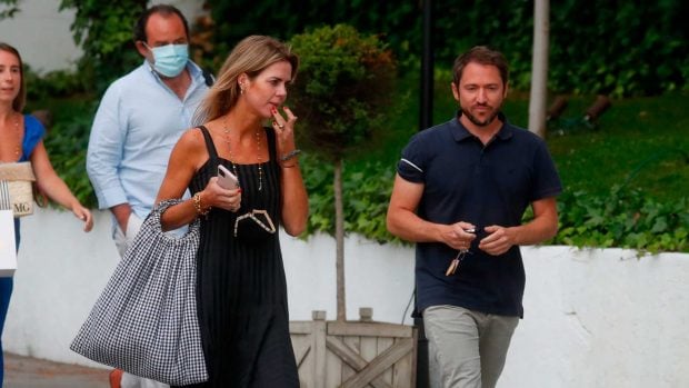 Amelia Bono y Manuel Martos, juntos -pero ya separados- en el cumplea&ntilde;os de uno de sus hijos / Gtres