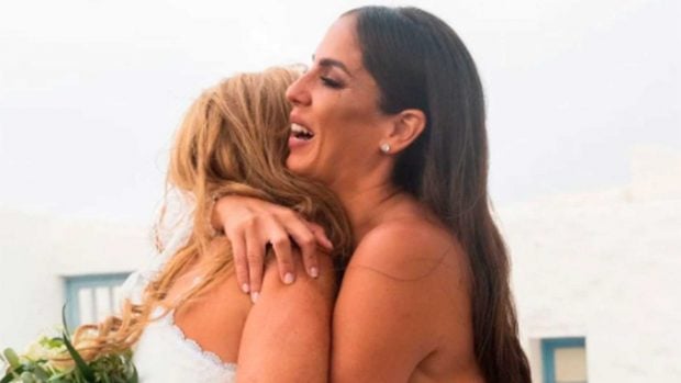 Anabel Pantoja y Bel&eacute;n Esteban, el d&iacute;a de su boda con Omar S&aacute;nchez / Instagram
