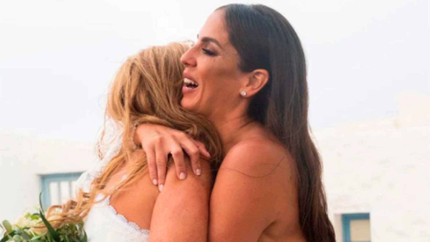 Anabel Pantoja y Bel&eacute;n Esteban, el d&iacute;a de su boda con Omar S&aacute;nchez / Instagram