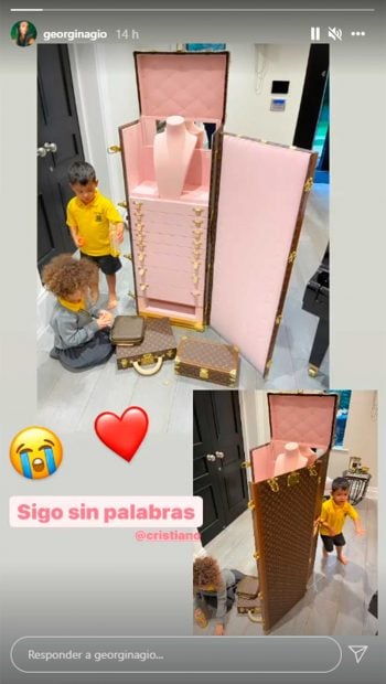 Georgina Rodr&iacute;guez ha recibido este espectacular regalo de parte de Cristiano Ronaldo / Instagram