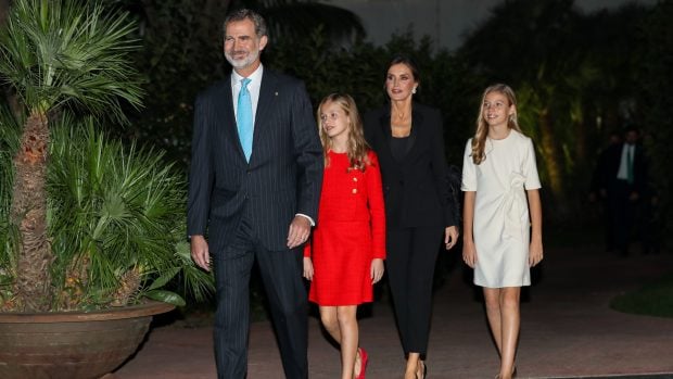 El Rey Felipe, la Reina Letizia, la Princesa Leonor y la Infanta Sof&iacute;a en los premios Prinesa de Asturias 2019./Gtres