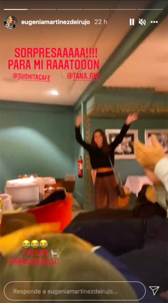 Cayetana Rivera, hija de Francisco Rivera y Eugenia Mart&iacute;nez de Irujo ha recibido una gran sorpresa por su 22 cumplea&ntilde;os./Instagram @eugeniamartinezdeirujo