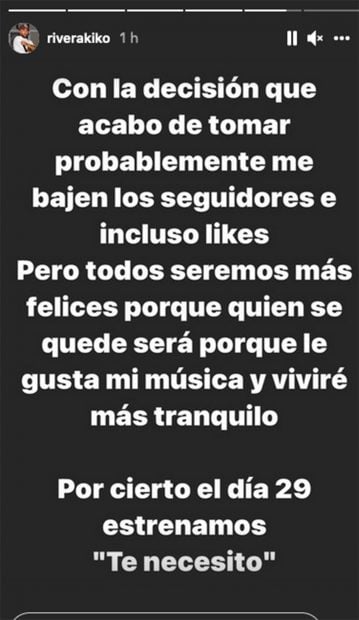 Kiko Rivera ha borrado todas sus publicaciones de Instagram./Instagram @riverakiko