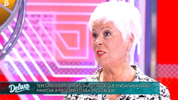 Teresa Rivera ha confesado en 'S&aacute;bado Deluxe' que Isabel Pantoja fue infiel a Paquirri./Telecinco