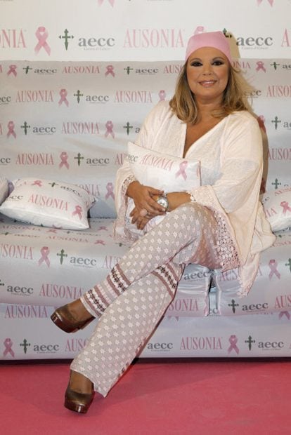 Terelu Campos es una de las que ha publicado en redes sociales para conmemorar el D&iacute;a Mundial contra el C&aacute;ncer de mama / Gtres