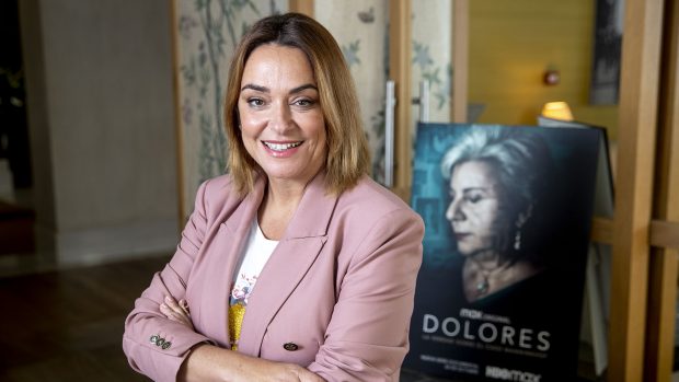 To&ntilde;i Moreno, presentando un documental / Gtres