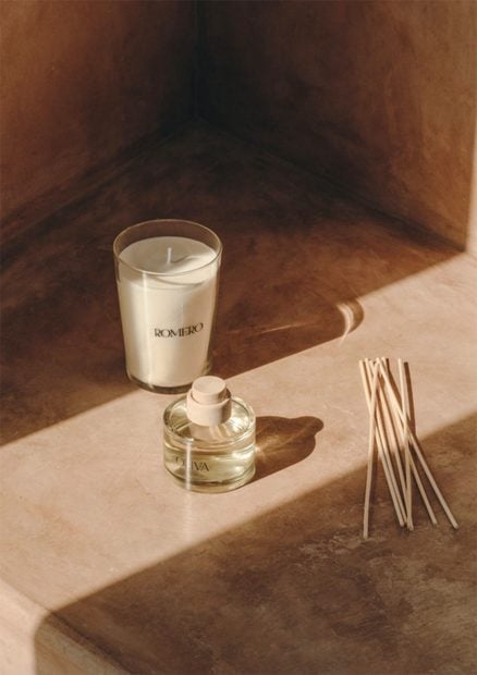 Velas de romero de Mango./Mango