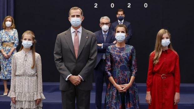 La Familia Real espa&ntilde;ola en los Premios Princesa de Asturias 2020./Gtres