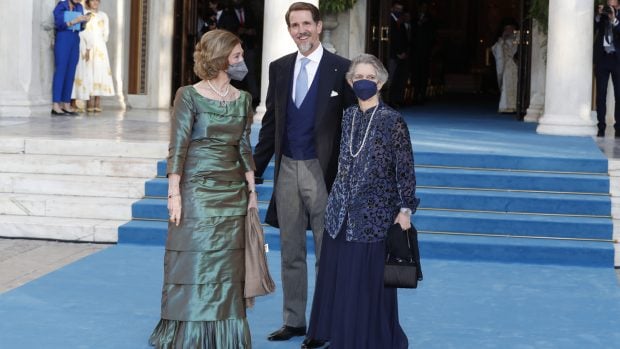 Do&ntilde;a Sof&iacute;a, Irene de Grecia y Pablo de Grecia/Gtres