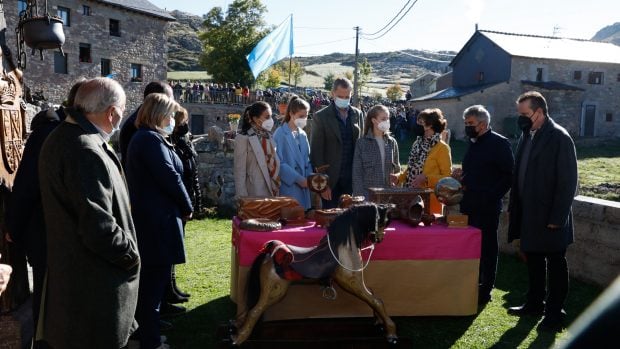La Familia Real en la entrega del Premio Pueblo Ejemplar 2021./Gtres