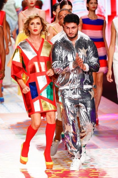 Omar Montes en un desfile de &Aacute;gatha Ruiz de la Prada./Gtres