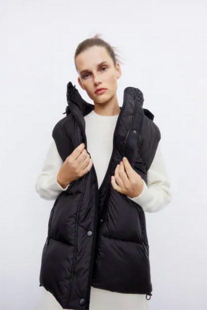 Chaleco de Zara./Zara