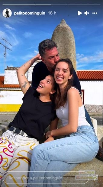 Palito Domingu&iacute;n junto a Nacho Palau./Instagram @palitodominguin