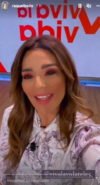 Raquel Bollo, emocionada./Instagram @raquelbollo