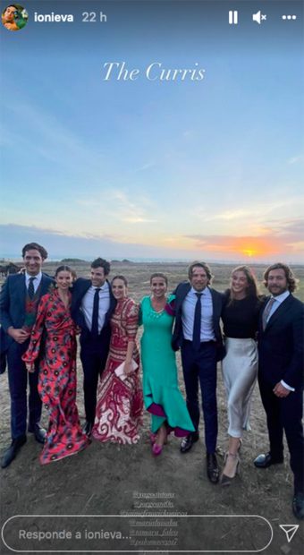 Tamara Falc&oacute; e &Iacute;&ntilde;igo Onieva de boda./Instagram @ionieva