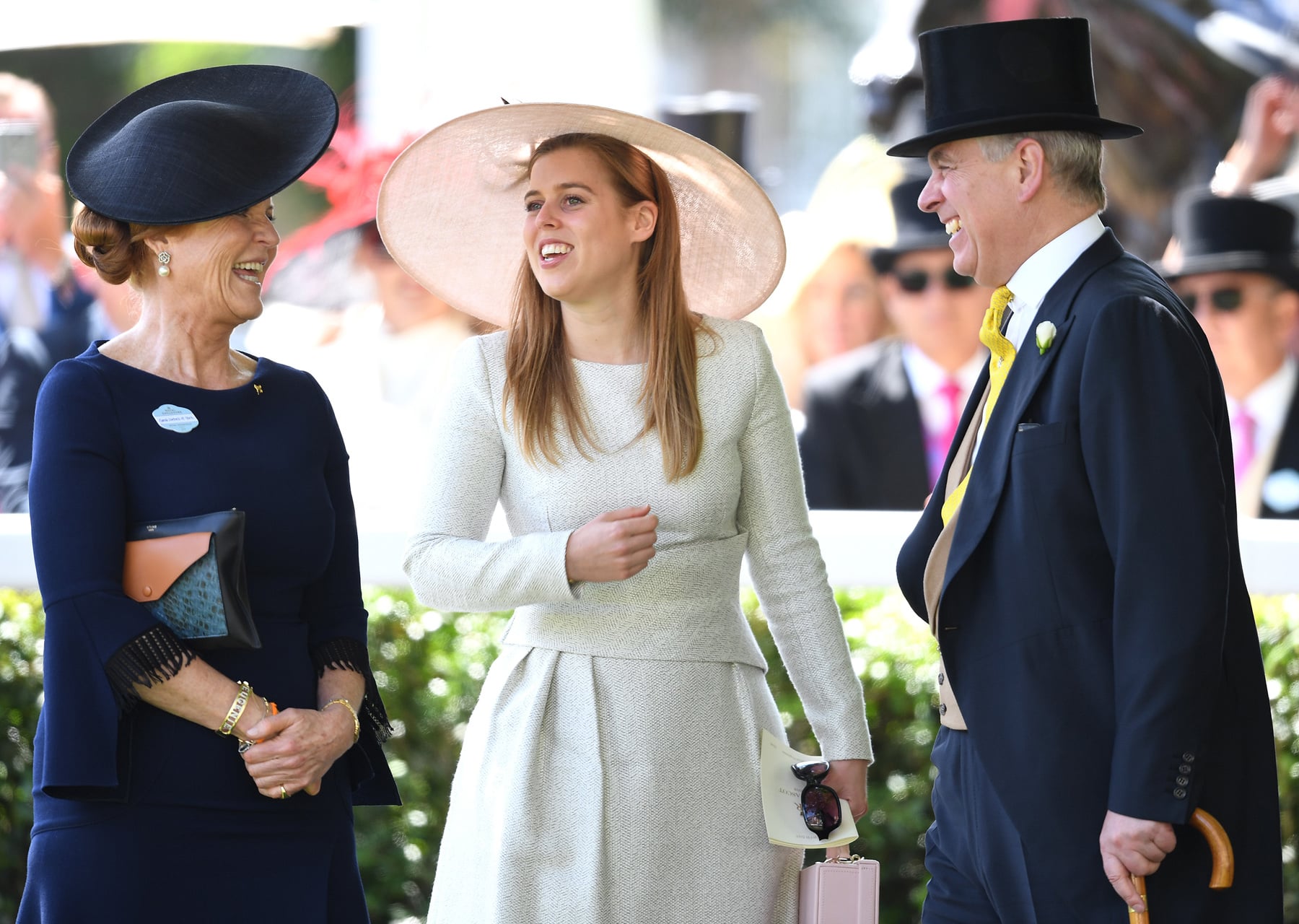 Pr&iacute;ncipe Andr&eacute;s, Sarah Ferguson y Beatriz de York