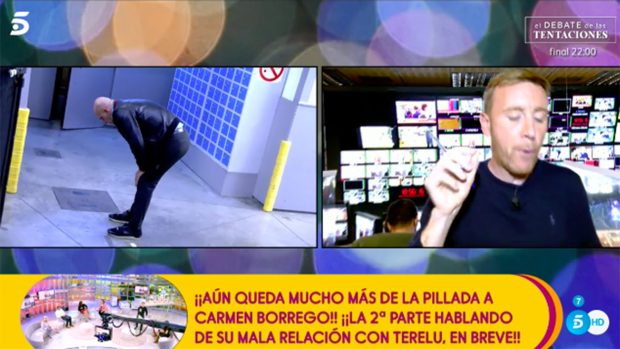 Kiko Matamoros fuera del plat&oacute;./'S&aacute;lvame'