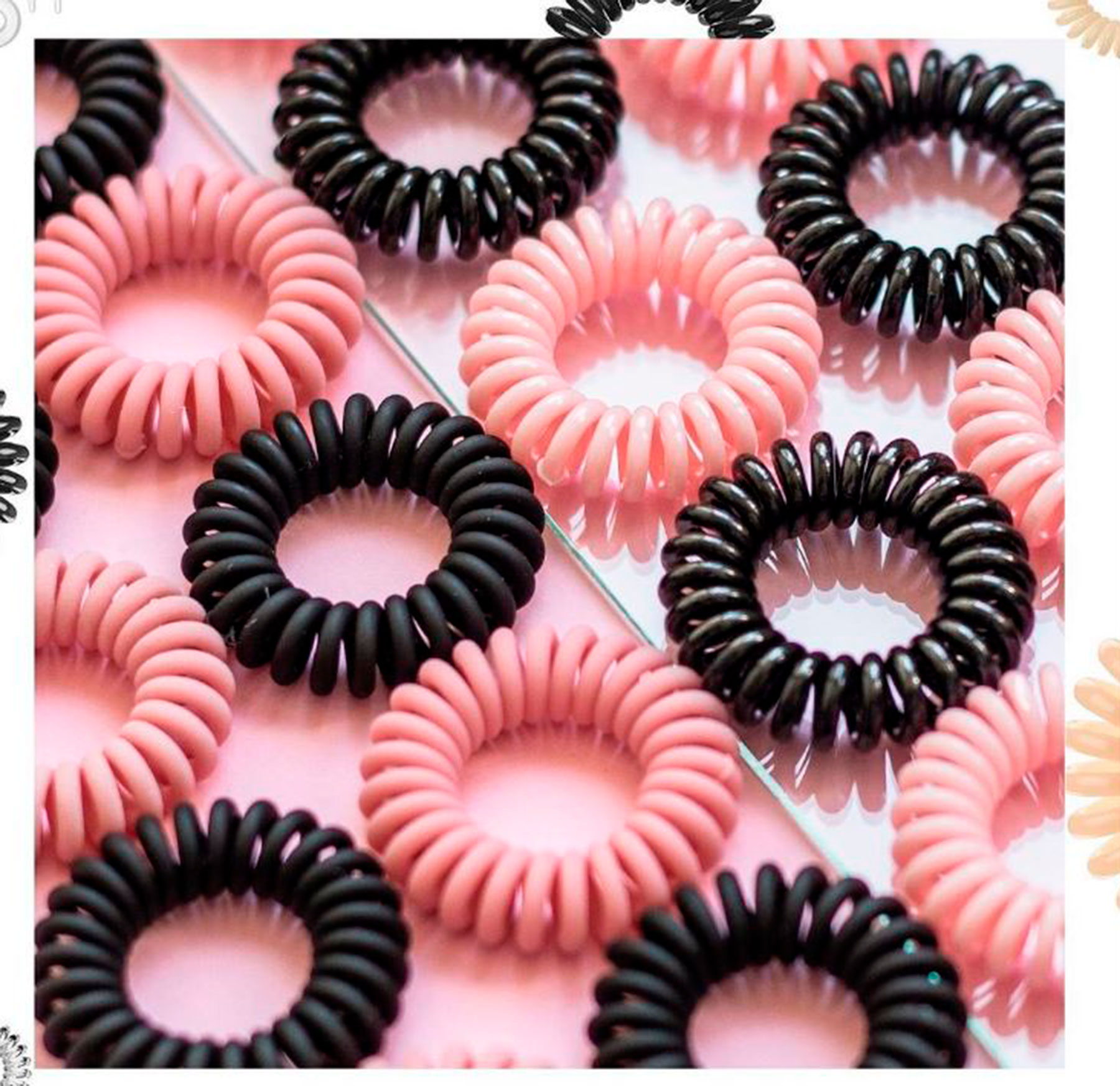 Coleteros rosa y negro de Invisibobble / Invisibobble